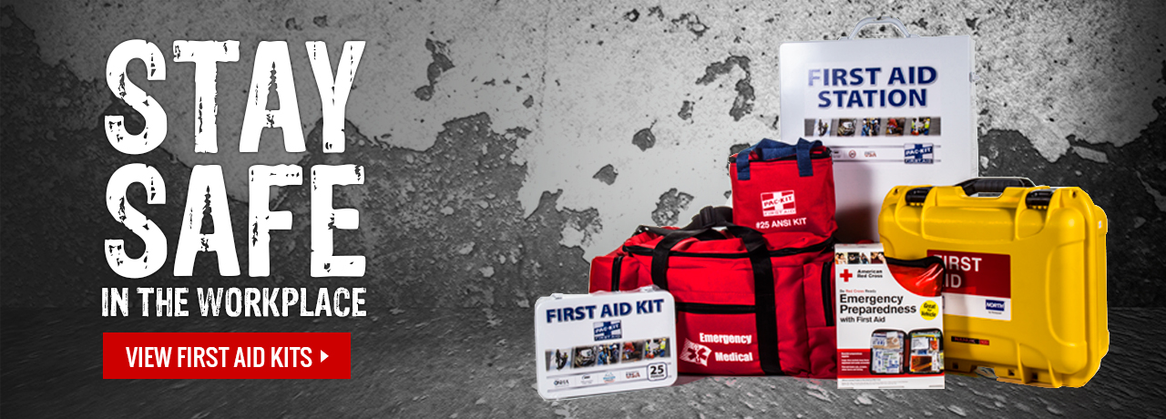 Job site Safety First Aid Kits at GME Supply