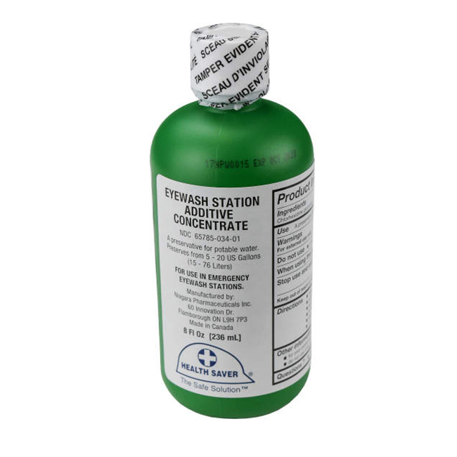 Radians 8 Ounce Emergency Eyewash Station Concentrate Additive from GME Supply
