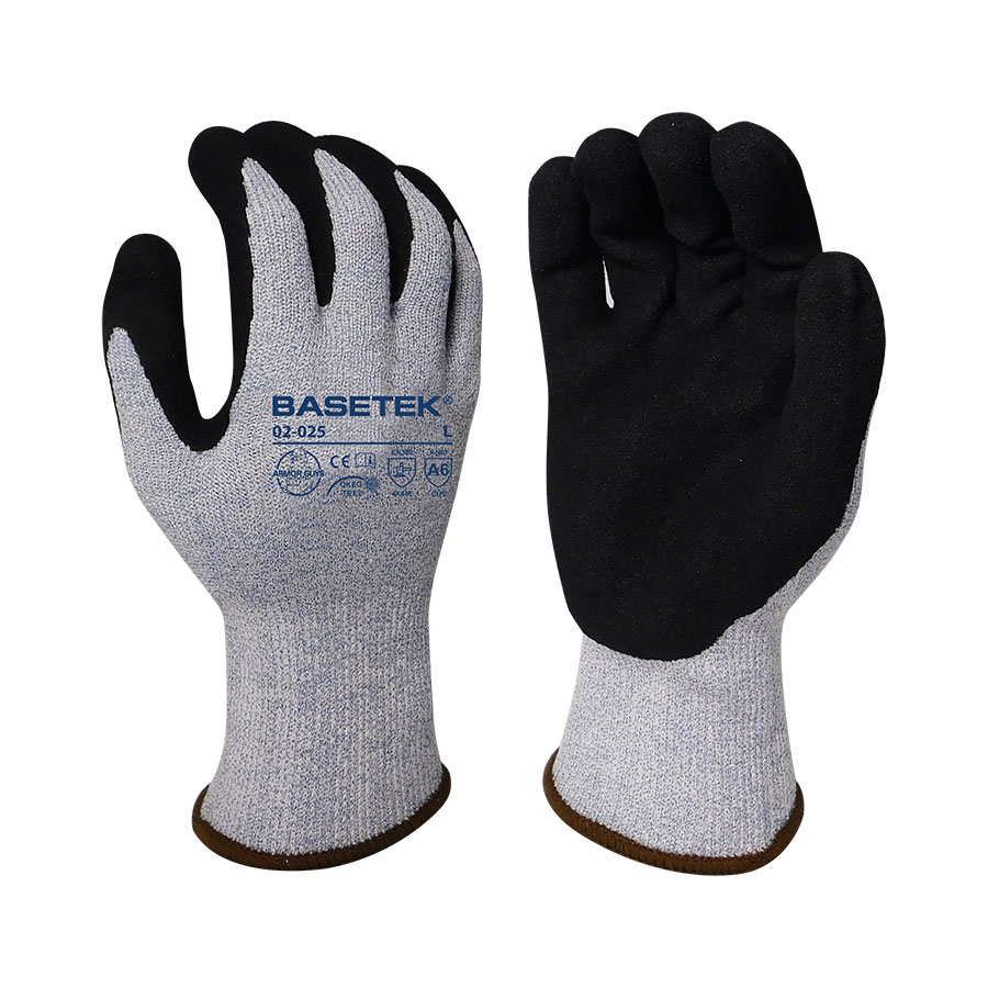 Armor Guys Basetek Poly Coated Palm A6 Cut Level Gloves from GME Supply