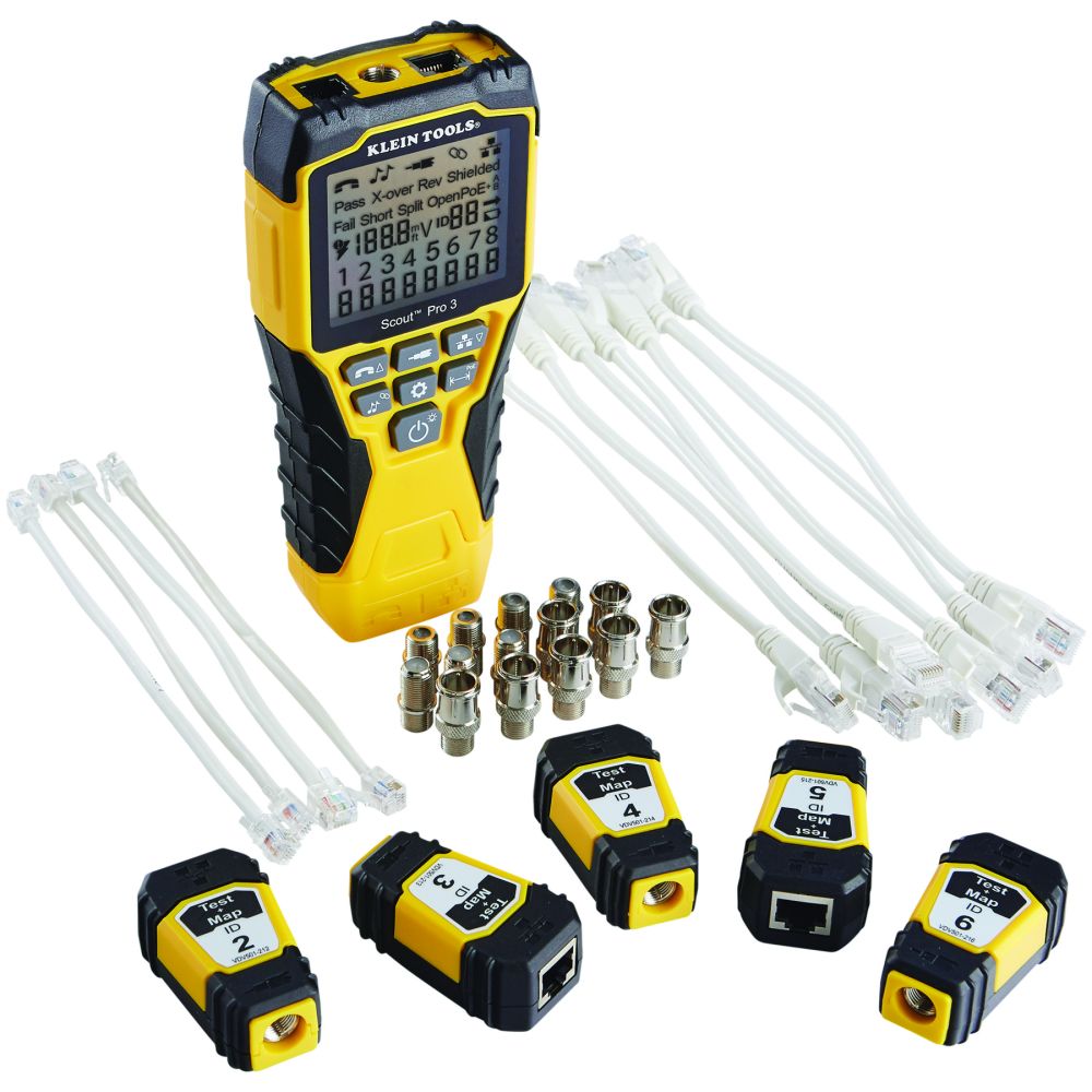 Klein Tools VDV501-853 Scout Pro 3 Tester with Test & Map Remote Kit from GME Supply