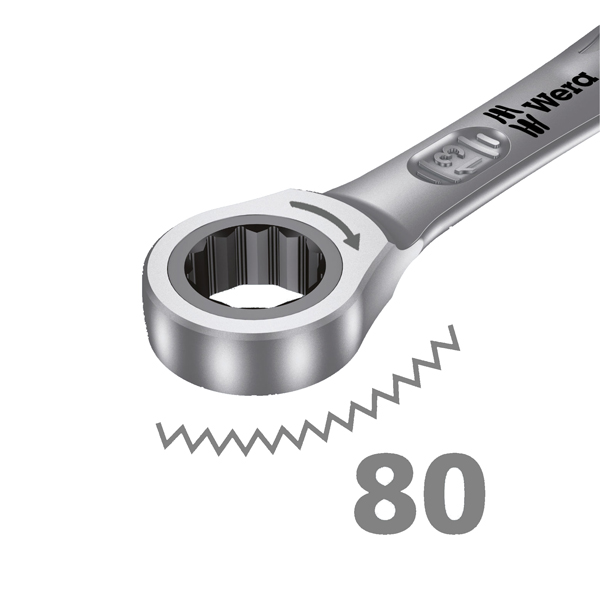 Wera Tools Joker Set of Ratcheting Combination Wrenches (11 Pieces)