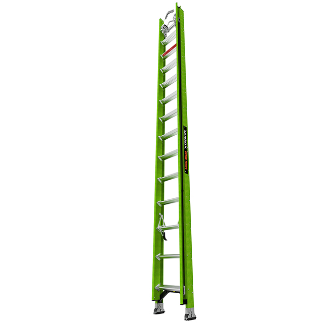 V-rung and Claw Little Giant 17436 36-Foot HyperLite Ladder w/ Cable Hook 
