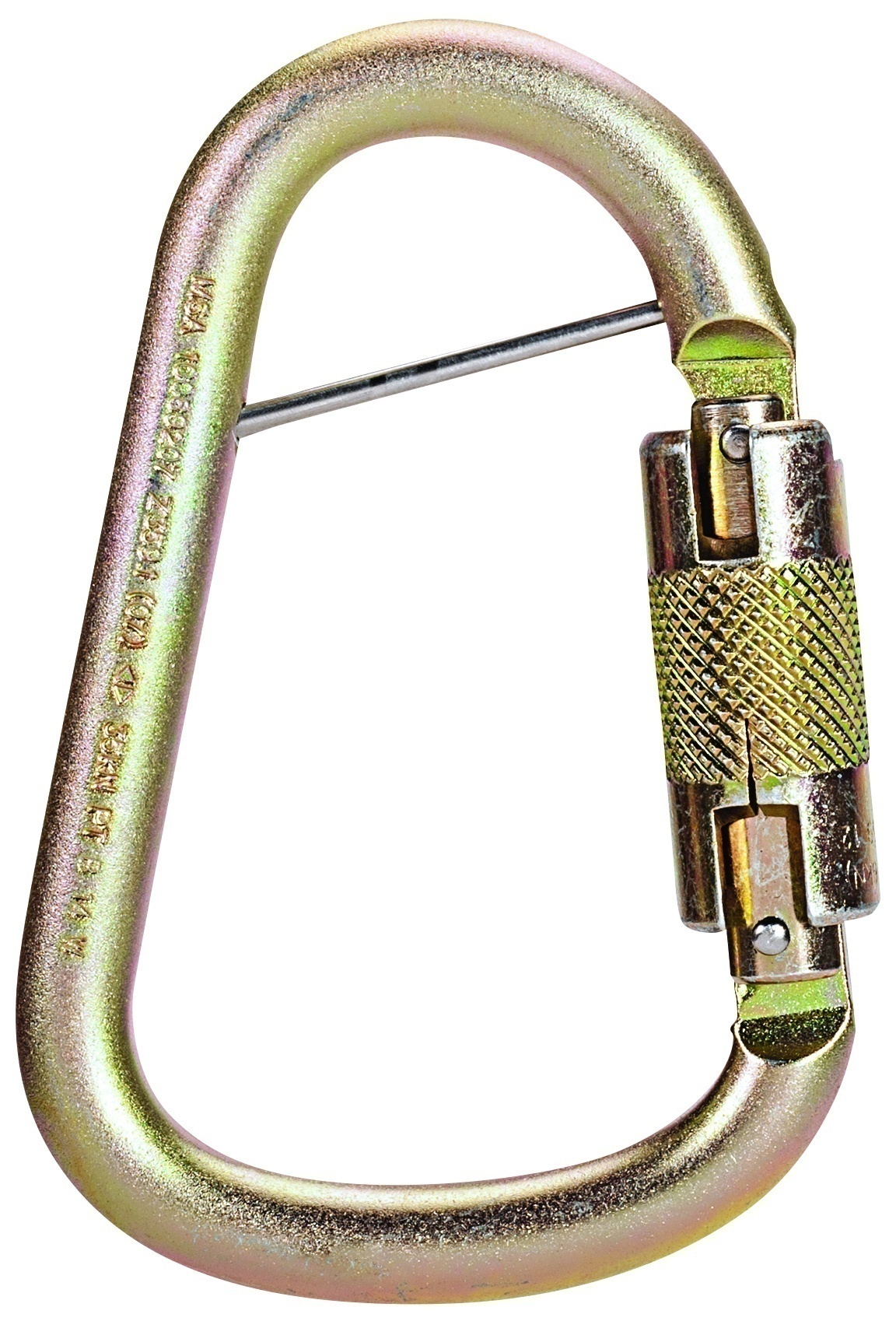 MSA Auto-Locking 1 Inch Steel Carabiner from GME Supply