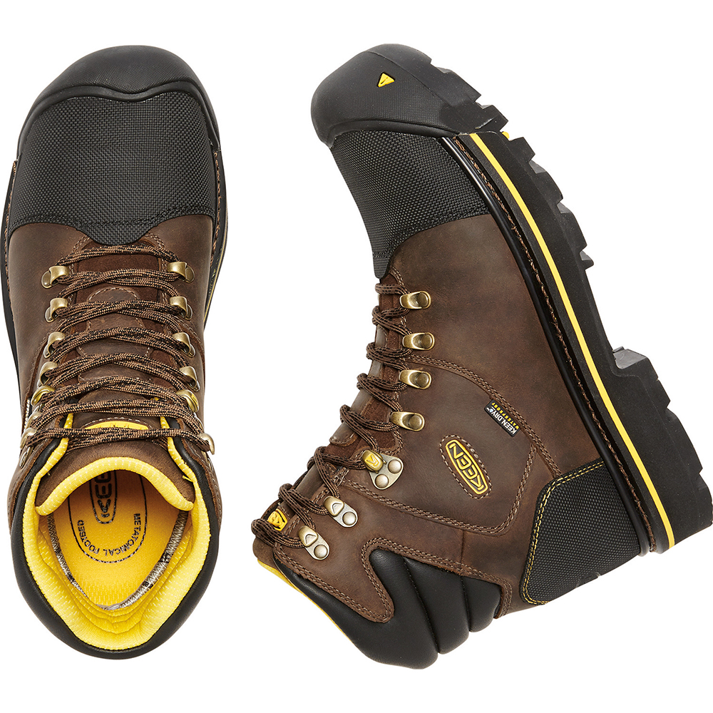 Keen Men's Milwaukee Waterproof Steel Toe Work Boots from GME Supply