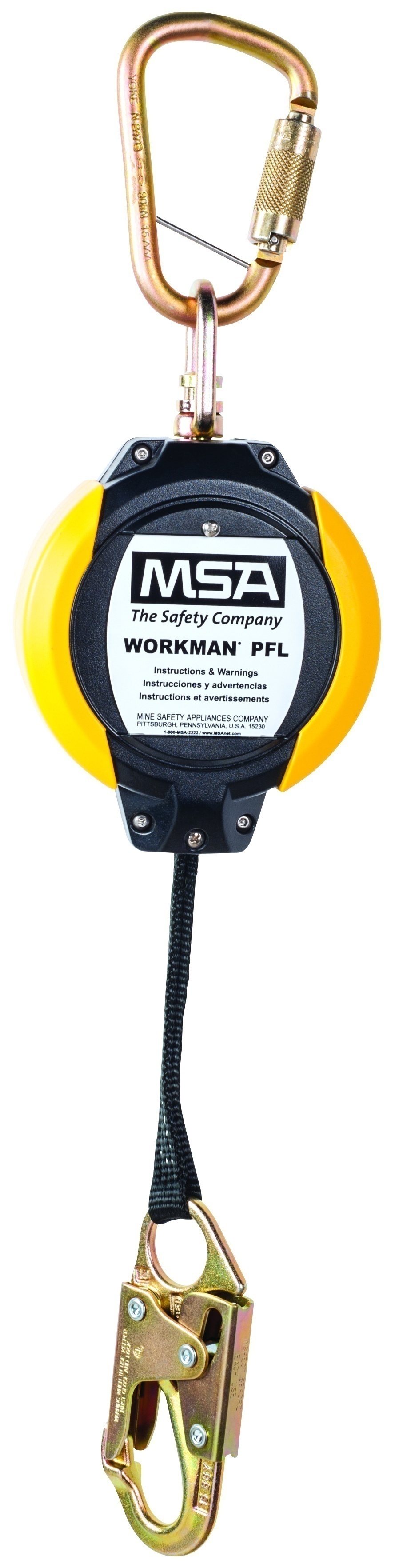 MSA Workman 12 FT Web Personal Fall Limiter from GME Supply