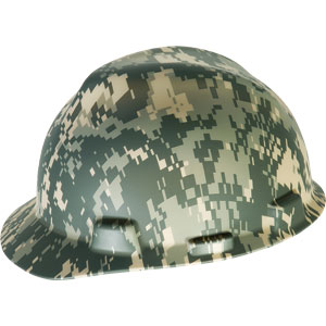 10103908 Camouflage Cap Style Hard Hat, MSA V-Gard from GME Supply
