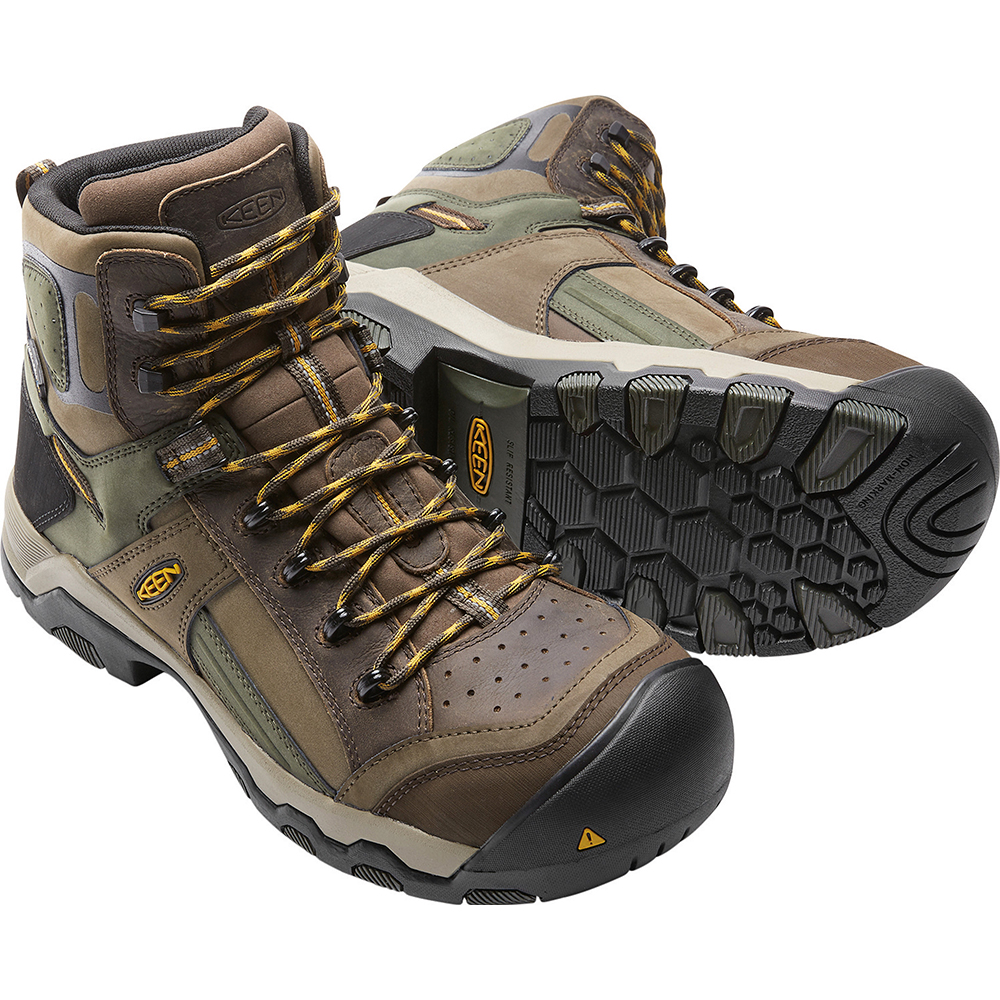 Keen Men's Davenport AL Waterproof Mid with Composite Toe from GME Supply