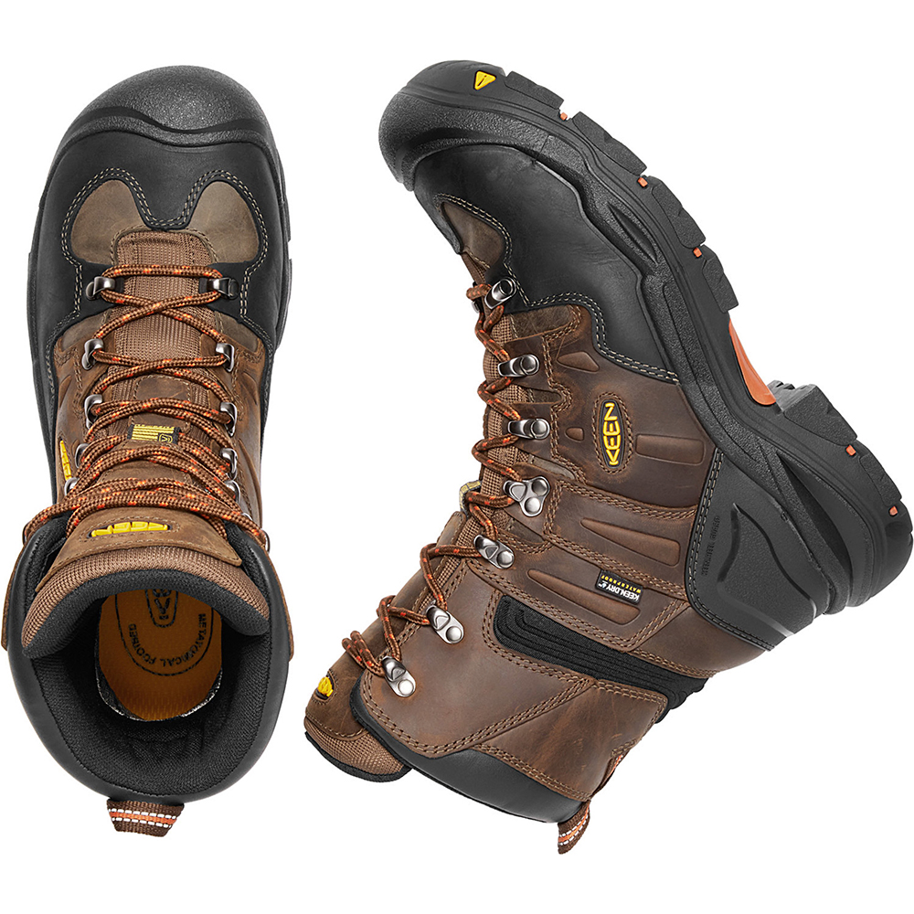 Keen Men's Coburg 8 Inch Waterproof Boot with Steel Toe from GME Supply