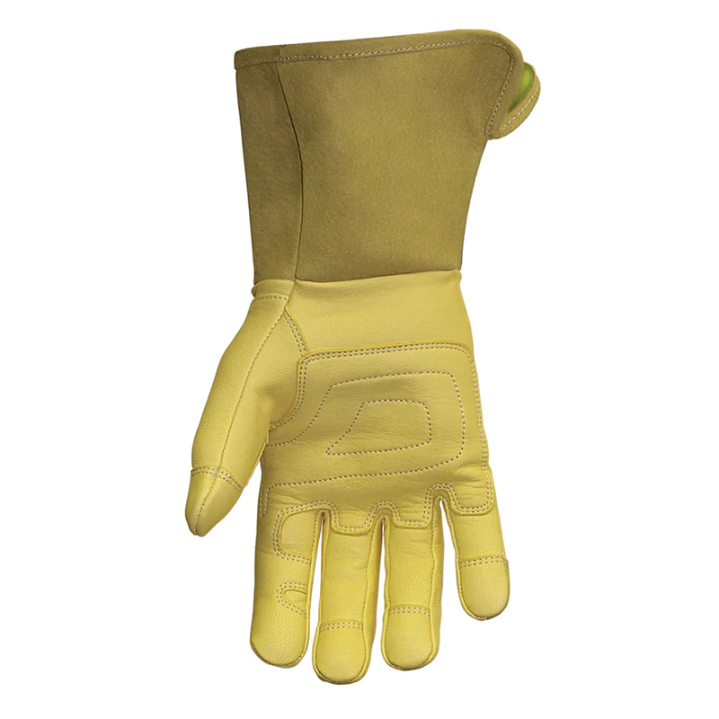 Youngstown Leather Utility Glove Lined with Kevlar- Wide Cuff from GME Supply
