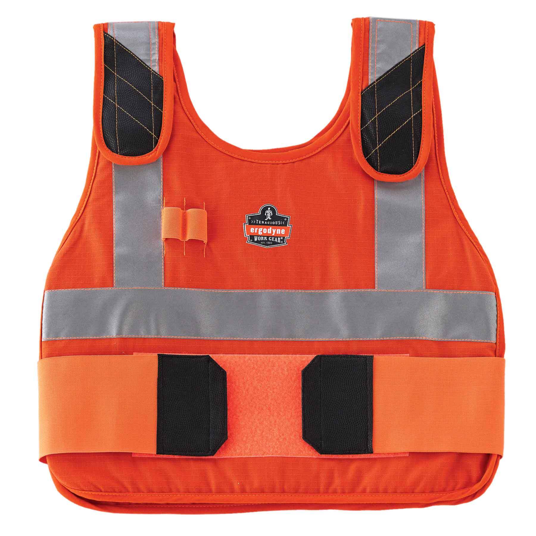 Ergodyne Chill-Its 6215 Premium FR Phase Change Cooling Vest with Rechargeable Ice Packs from GME Supply