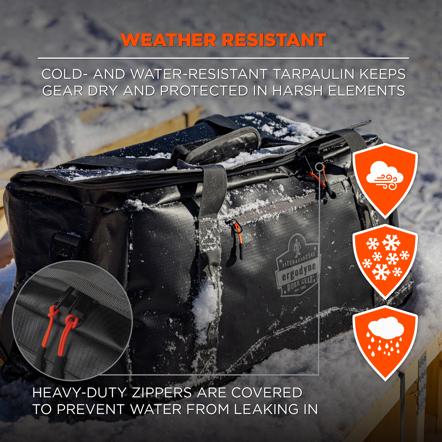 Ergodyne Arsenal 5031 Water-Resistant Duffel Bag - GME Supply