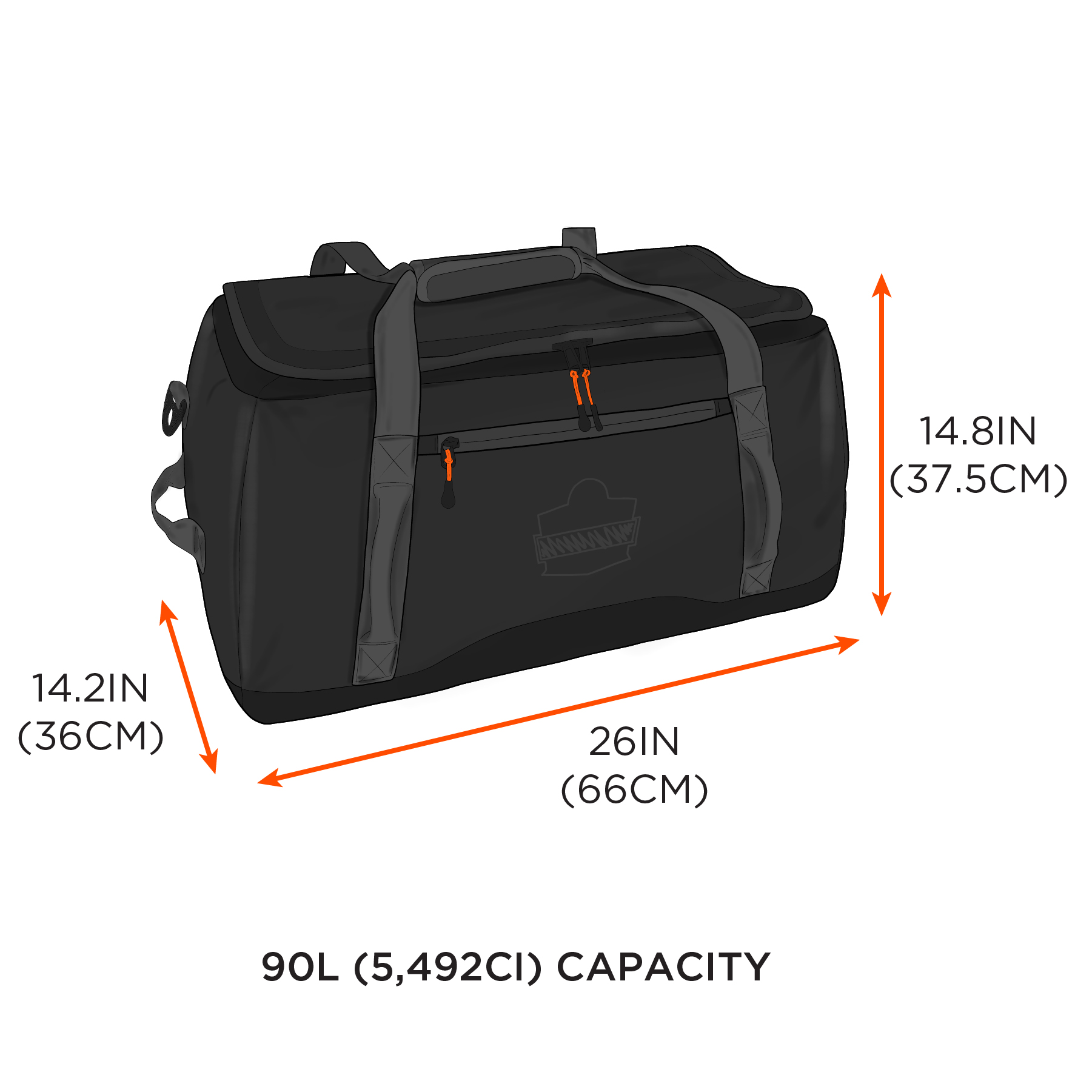 Ergodyne Arsenal 5031 Water-Resistant Duffel Bag - GME Supply