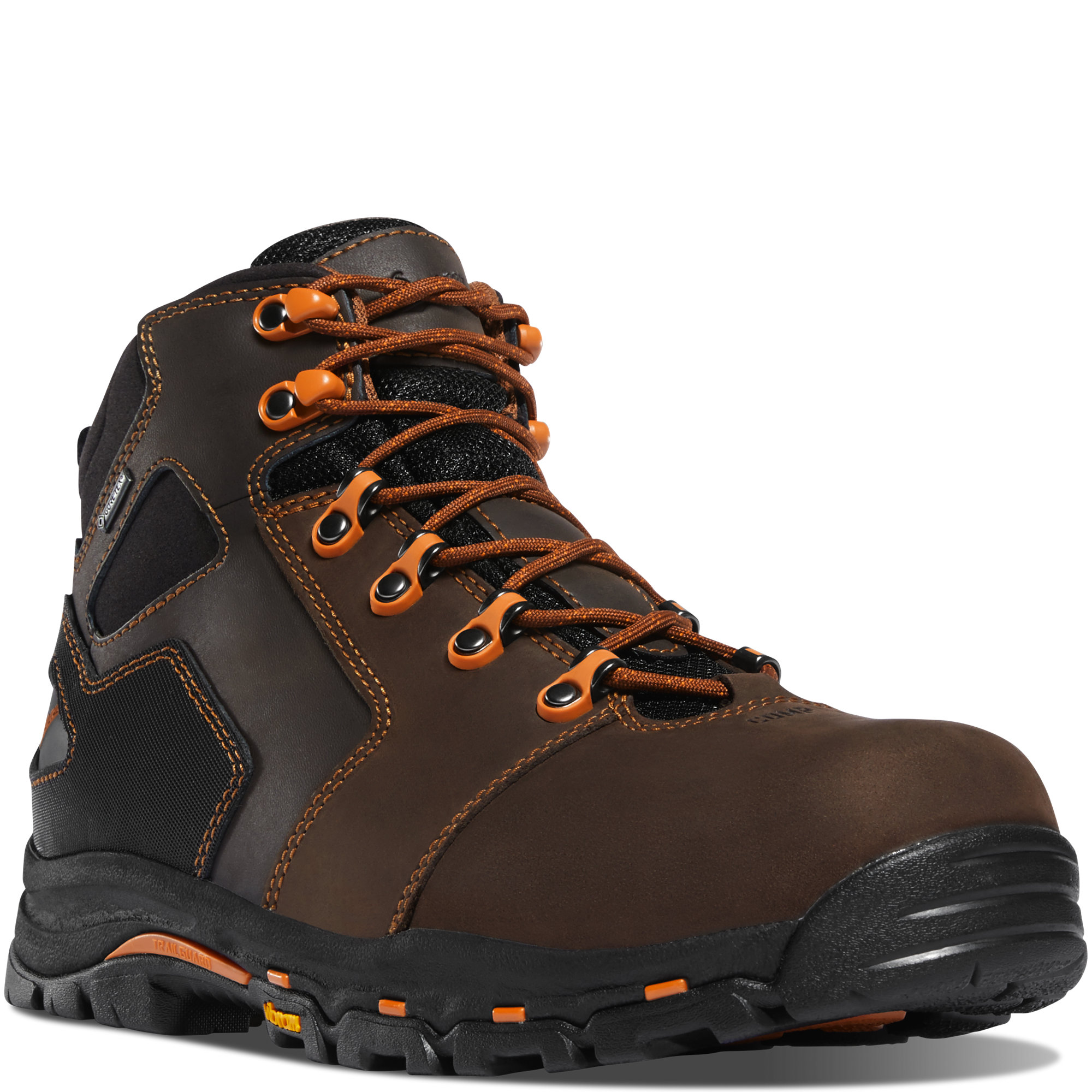 LaCrosse Men's Vicious 4-1/2 Inch Work Boots with Composite Toe (Brown/Orange) from GME Supply