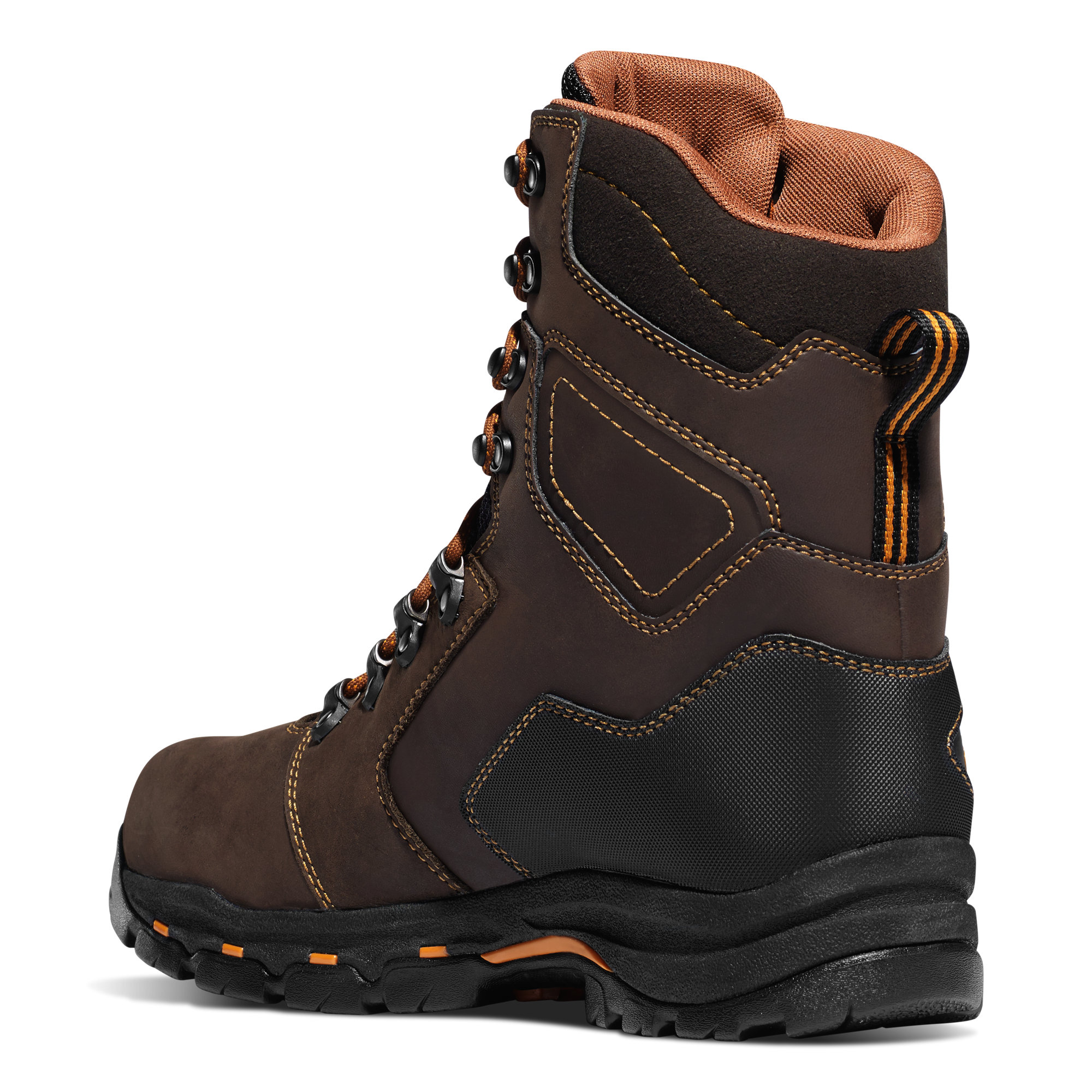 LaCrosse Men's Vicious 8 Inch Work Boots with Composite Toe (Brown) from GME Supply