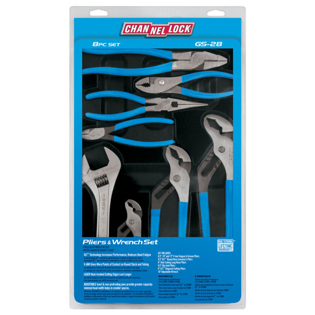 Channellock GS-28 8 Piece Pliers Set from GME Supply