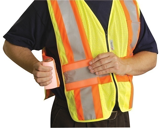 LUX-SC2TZ OccuNomix High Visibiliity Yellow Safety Vest