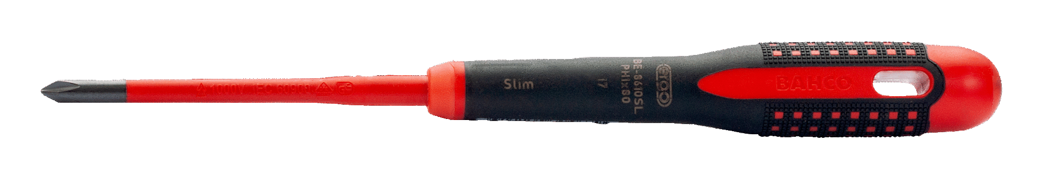 Bahco ERGO Slim VDE Insulated Phillips Screwdrivers with 3-Component Handle  from GME Supply