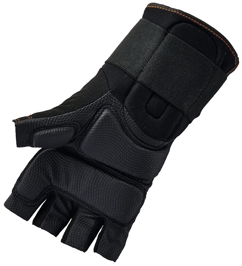 Ergodyne 910 ProFlex Half-Finger Impact Gloves with Wrist Support from GME Supply