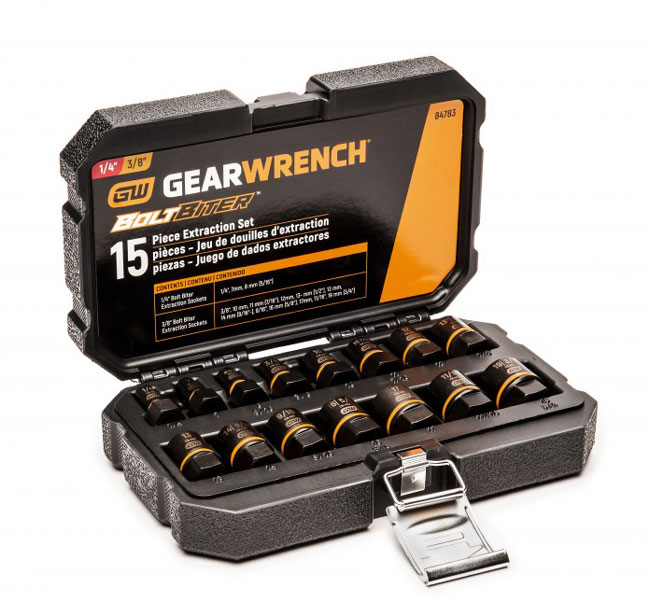 Gearwrench Bolt Biter Impact Extraction Socket Set | 84782 from GME Supply