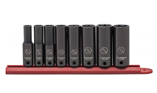 Gearwrench 6 Point Deep Impact SAE Socket Set | 84915N from GME Supply