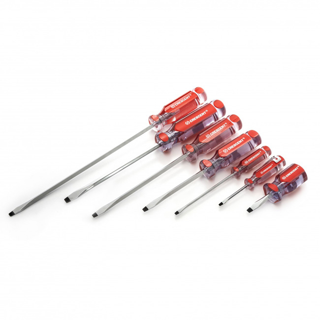 Crescent 12 Piece Phillips/Slotted Acetate Screwdriver Set from GME Supply