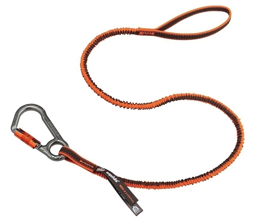 Ergodyne Squids 3108F(x) Single Locking Carabiner Tool Lanyard (15 lbs) from GME Supply