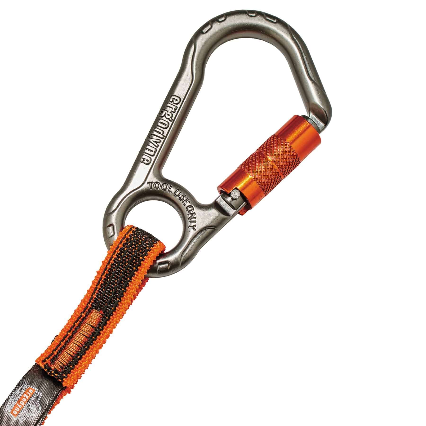 Ergodyne Squids 3108F(x) Single Locking Carabiner Tool Lanyard (15 lbs) from GME Supply