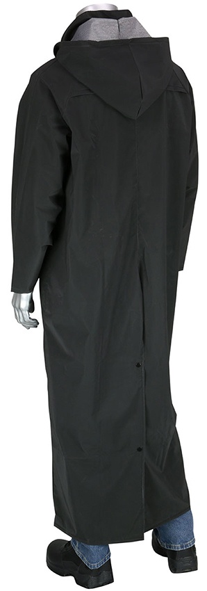 PIP Falcon Base35FR Premium 60-Inch Duster Raincoat with Limited Flammability - Black from GME Supply