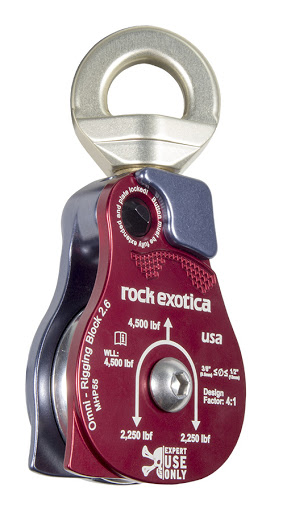 Rock Exotica Omni-Block 2.6 Inch Rigging Pulley / Material