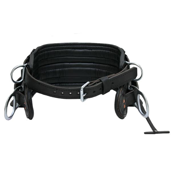 Buckingham 20192M Black Leather Short Back Mobility Belt from GME Supply