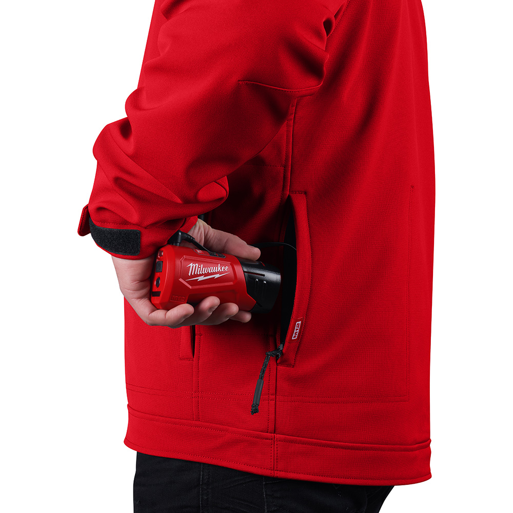 Milwaukee M12 Red Heated TOUGHSHELL Jacket Kit from GME Supply