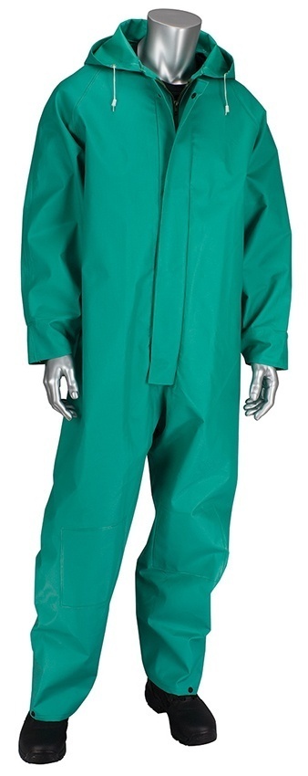 PIP Falcon ChemFR Treated PVC Hooded Coveralls from GME Supply