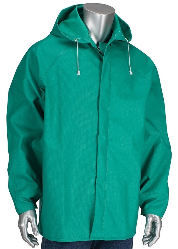 PIP Falcon ChemFR Treated PVC Hooded Jacket from GME Supply