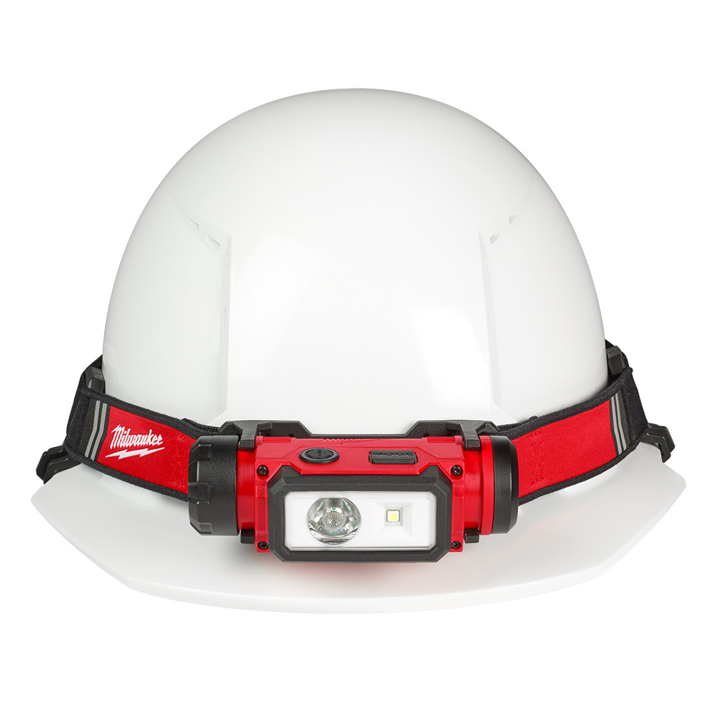 Milwaukee RedLithium USB Hard Hat Headlamp from GME Supply