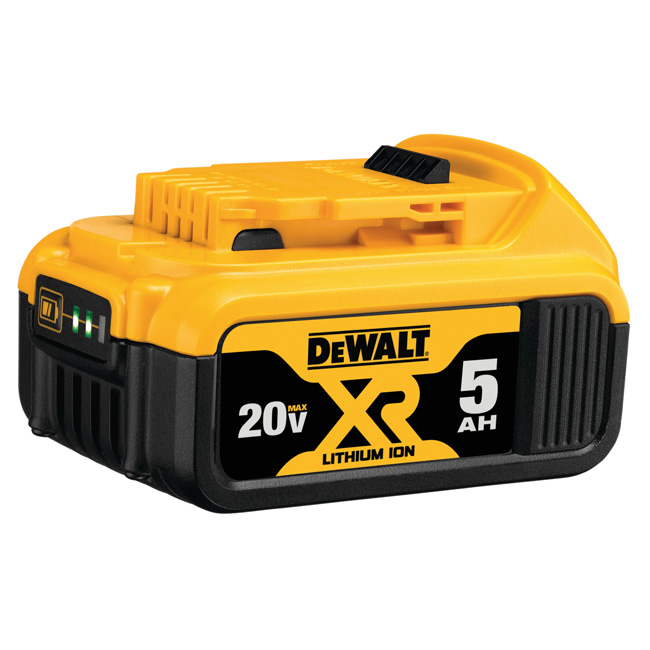 DeWalt 20V MAX 5 AH Battery from GME Supply