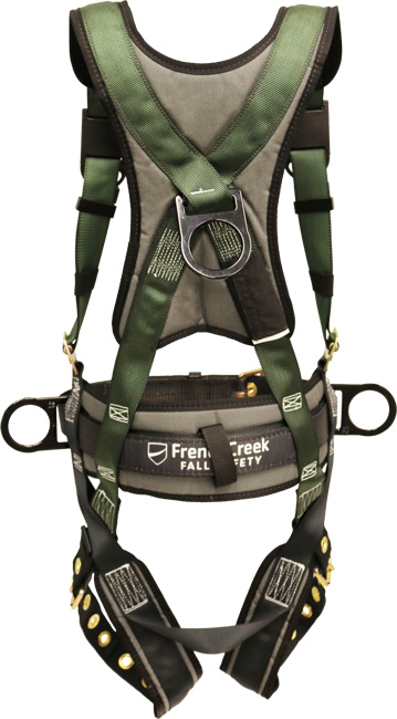 French Creek Stratos Construction Full Body Harness with Belt from GME Supply