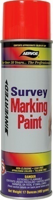 Aervoe Survey Marking Paint- Aerosol from GME Supply
