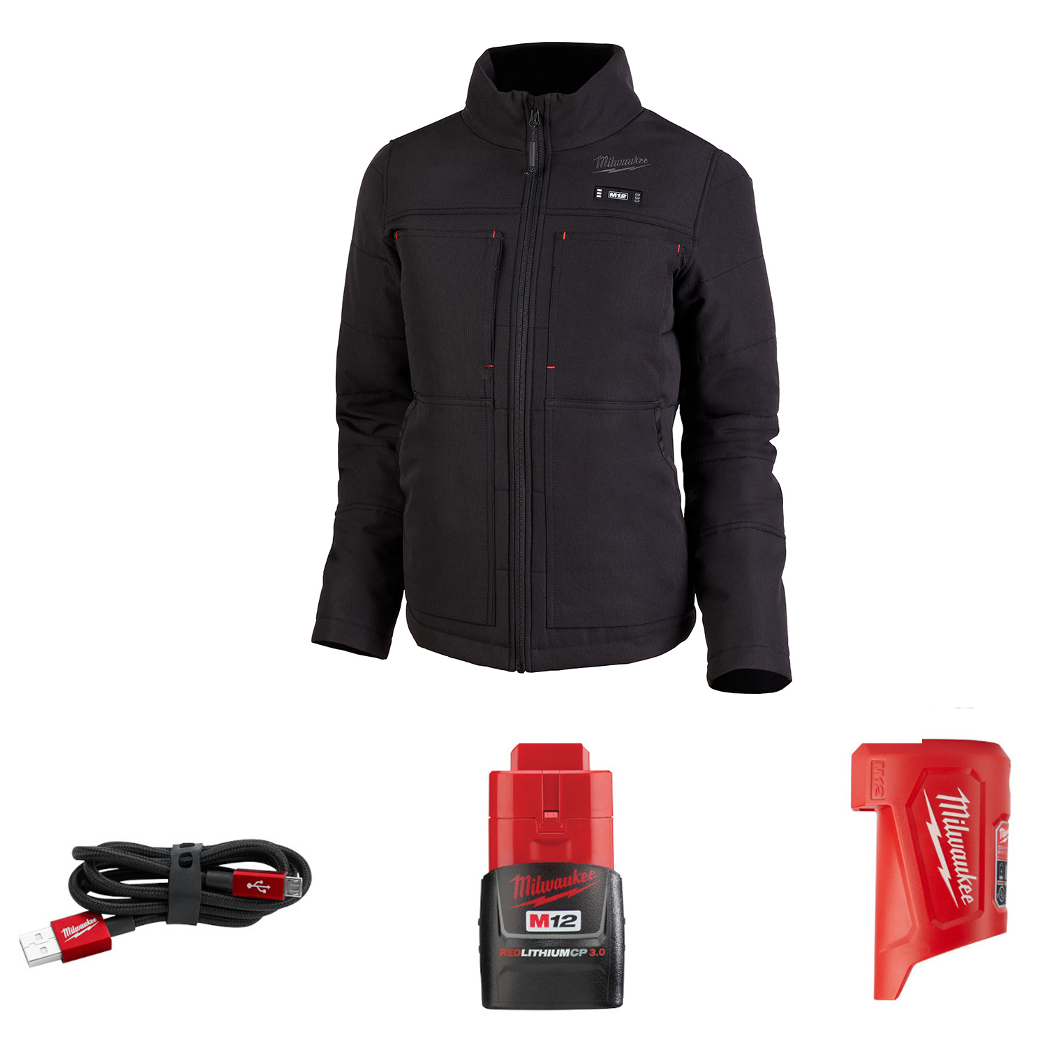 Milwaukee M12 Women's Black Heated AXIS Jacket Kit from GME Supply