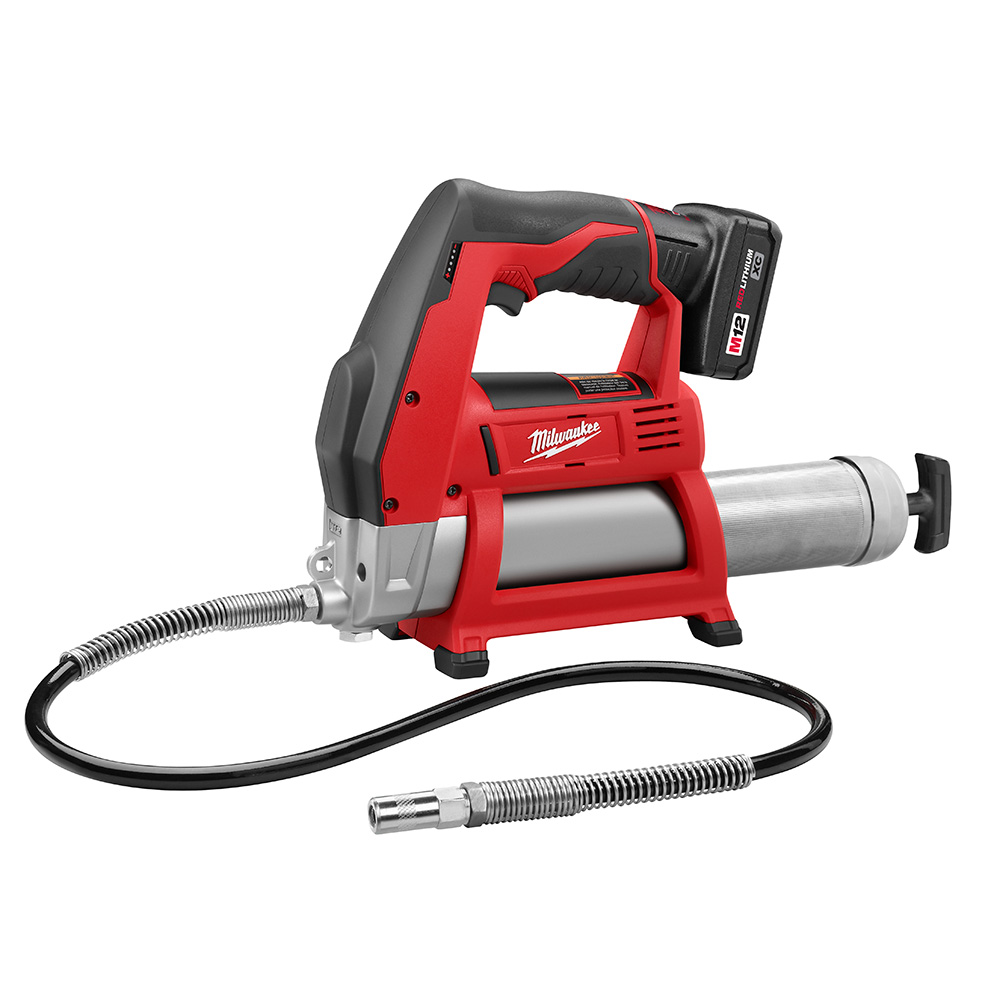 Milwaukee M12 Cordless LITHIUM-ION Grease Gun Kit from GME Supply