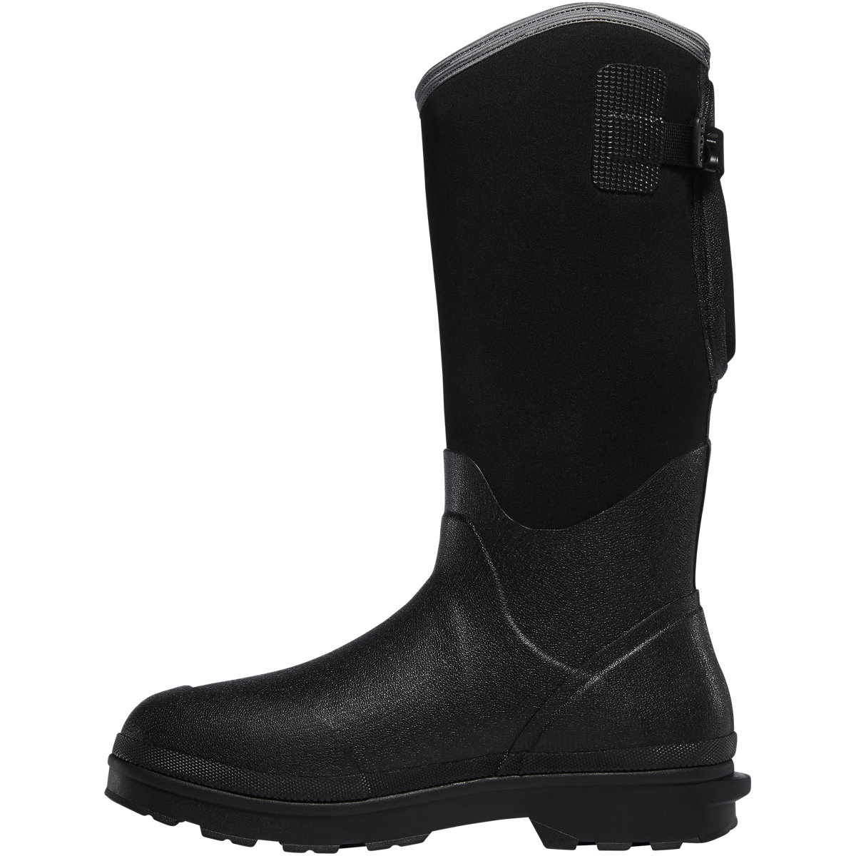 Lacrosse Alpha Range Black 5.0mm Rubber Work Boots with Composite Toe from GME Supply