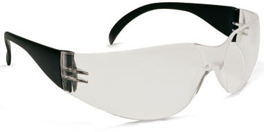 Bouton Zenon Z12 Safety Glasses with Clear Lens and Black Temple from GME Supply