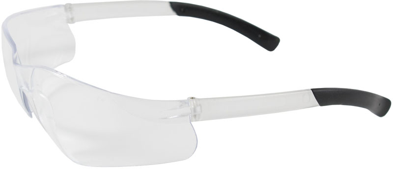 Bouton Zenon Z13 Safety Glasses with Clear Lens and Clear Temple - 12 Pairs from GME Supply