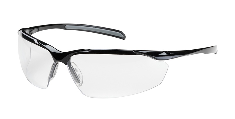 Bouton Commander Safety Glasses with Clear Lens and Black Frame from GME Supply