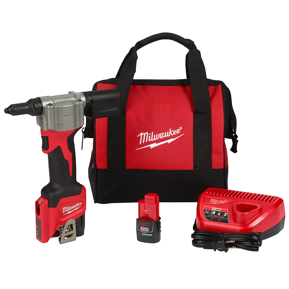 Milwaukee M12 Rivet Tool Kit from GME Supply