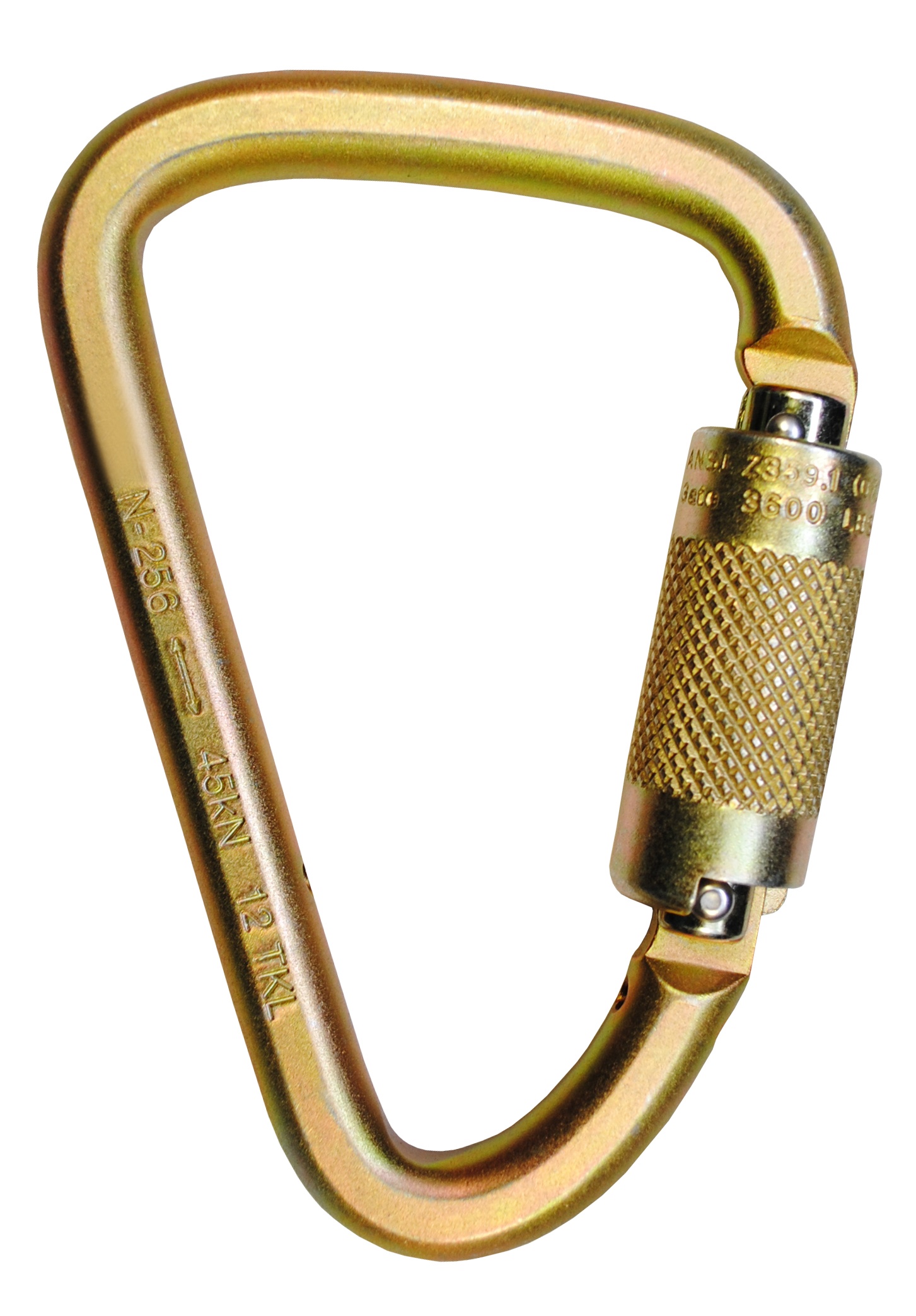 07400, 4-7/8" x 3" Steel Carabiner with 1" Gate