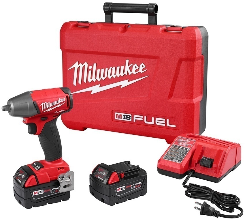 Milwaukee M18 FUEL 3/8 Inch Compact Impact Wrench with Friction Ring Kit from GME Supply