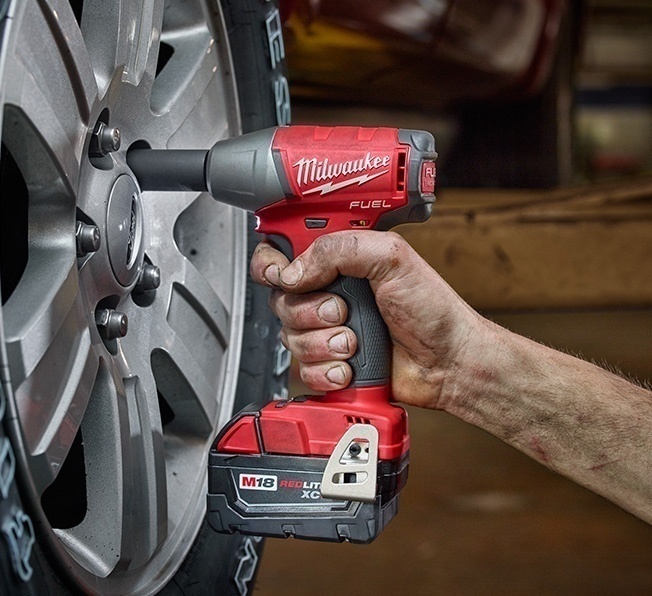 Milwaukee M18 FUEL 3/8 Inch Compact Impact Wrench with Friction Ring Kit from GME Supply