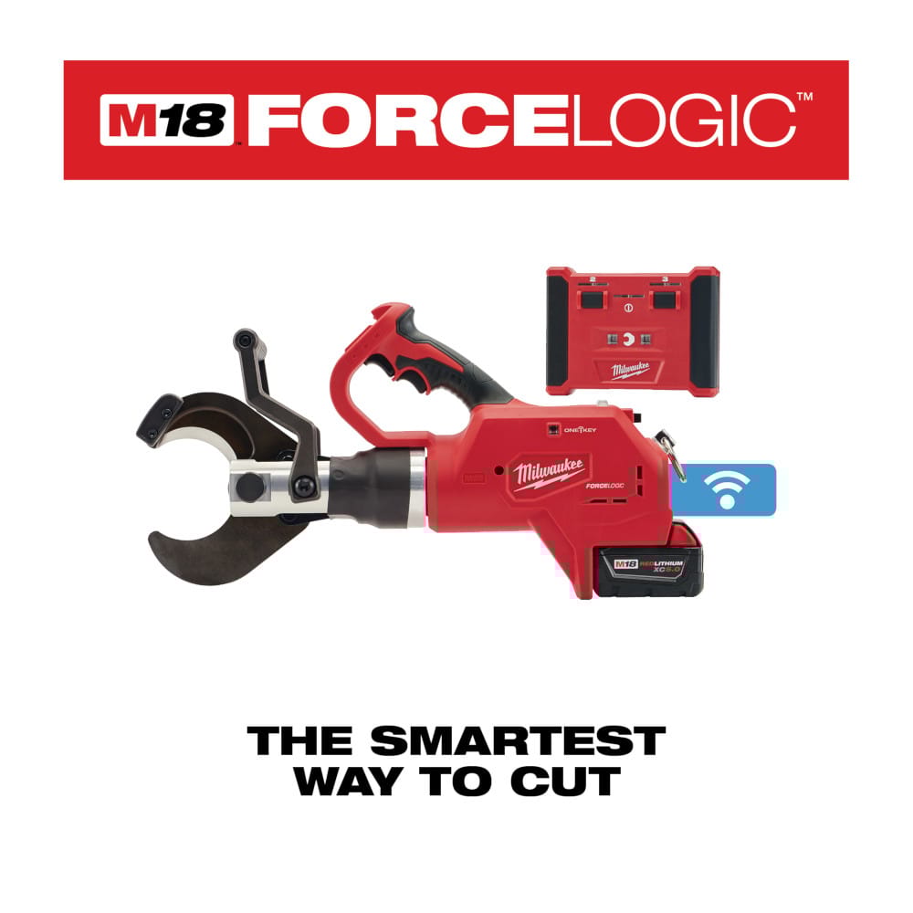Milwaukee M18 FORCE LOGIC 3 Inch Underground Cable Cutter 