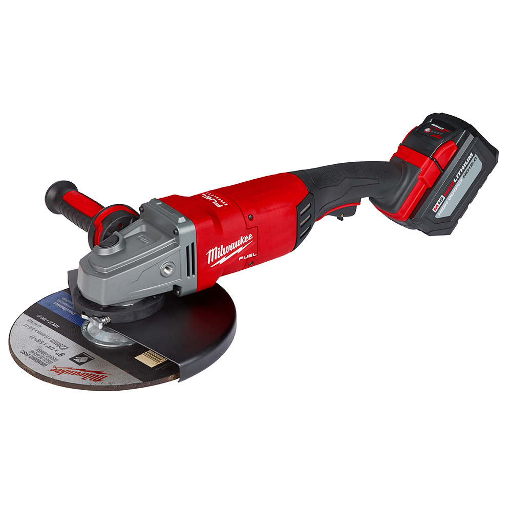 Milwaukee M18 7 - 9 Inch Large Angle Grinder Kit from GME Supply