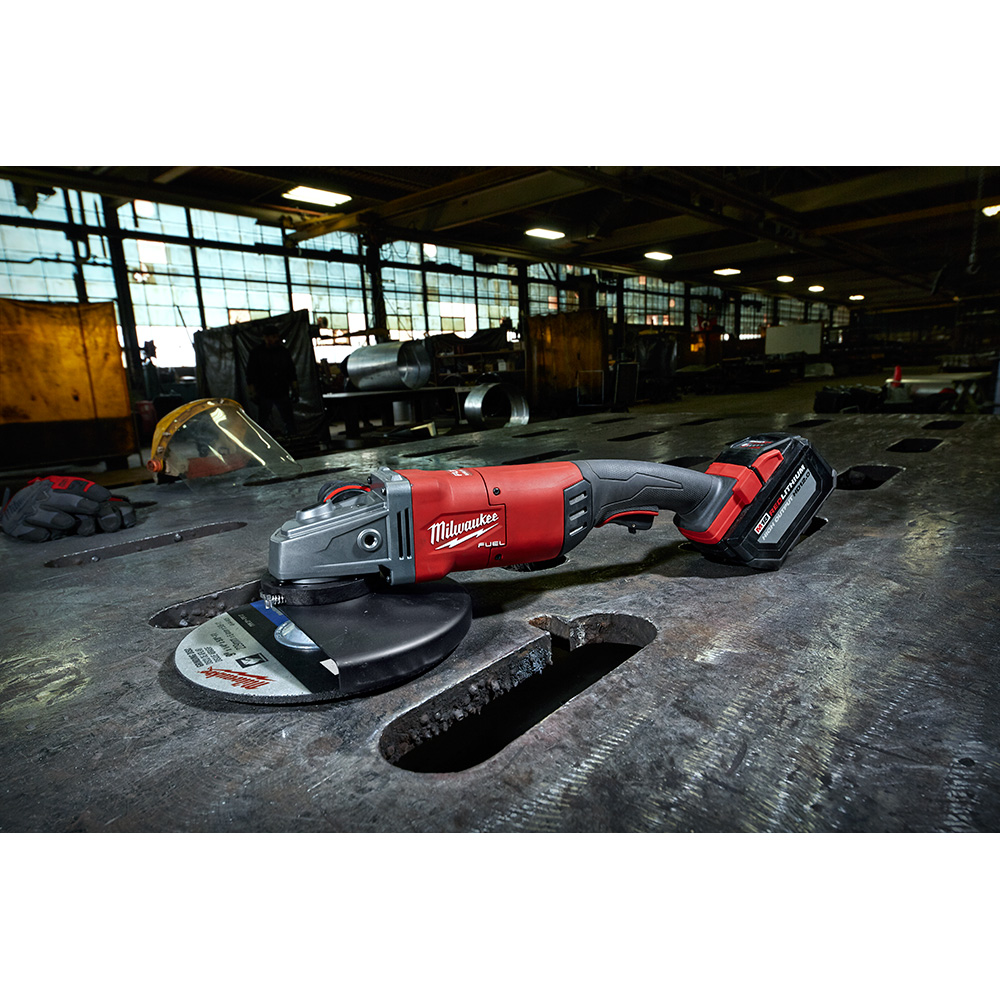 Milwaukee M18 7 - 9 Inch Large Angle Grinder Kit from GME Supply